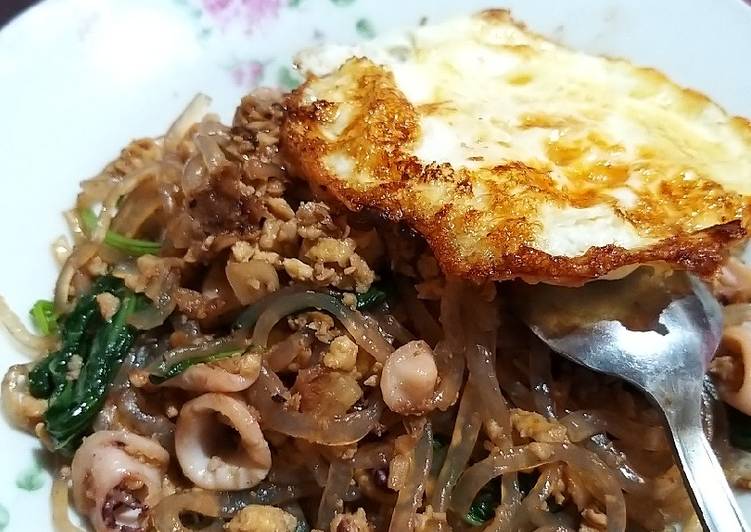 Resep Mie Shirataki Tumis Bayam Seafood Lezat