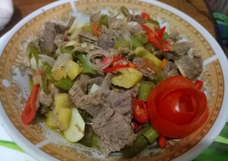 Resep Oseng Daging Sapi Bumbu Rempah#FestivalResepAsia#(Indonesia) Anti Gagal