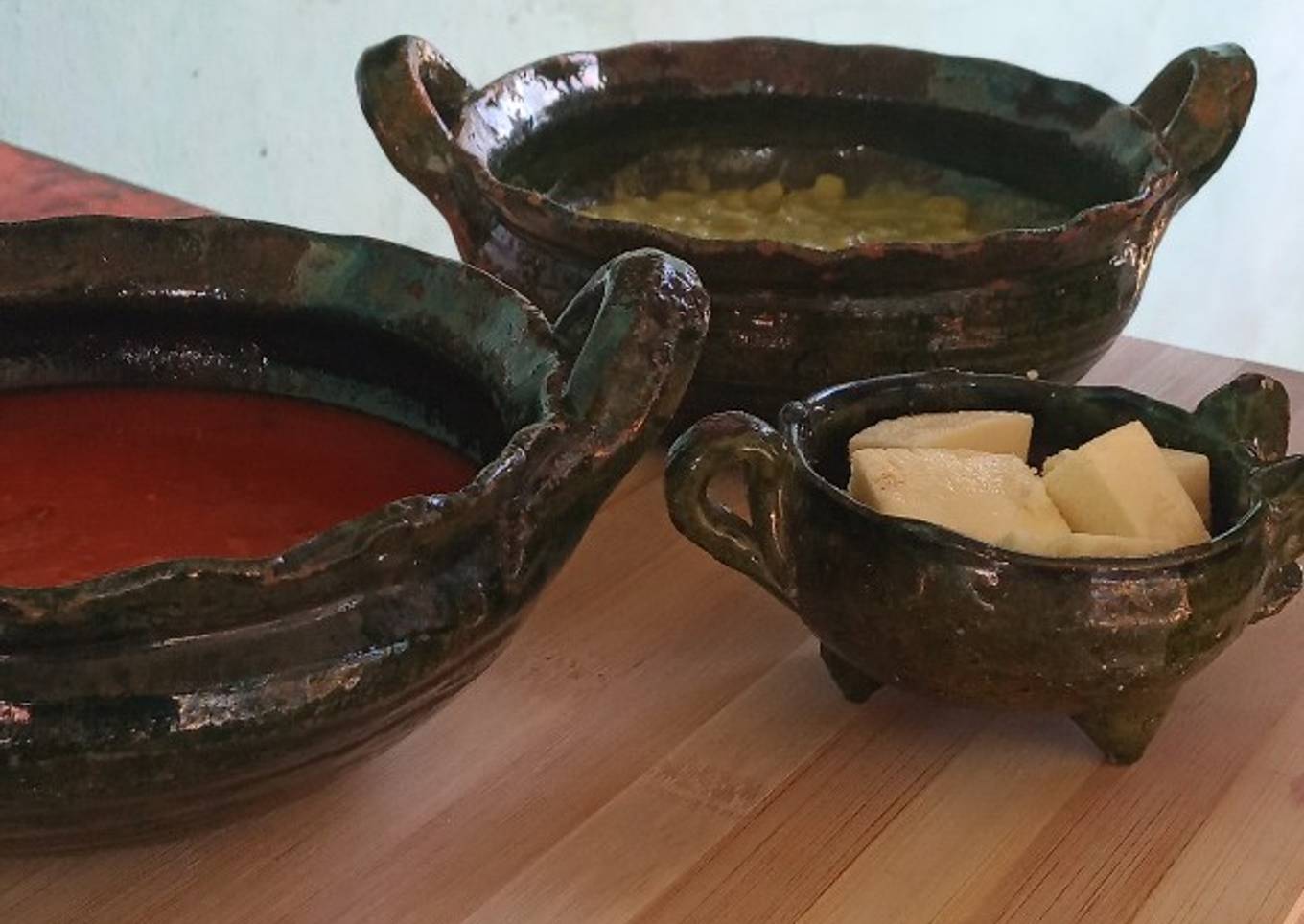 Pipian con frijol blanco oaxaqueño