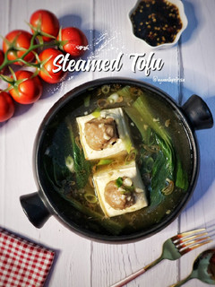 Foto resep Steamed Tofu / Tahu Kukus