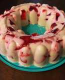 Gelatina de tres leches y fresa 🍓