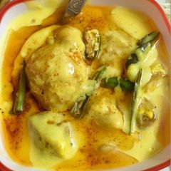 Kadhi PakodaUP Style😃 A picture of Kadhi PakodaUP Style😃.