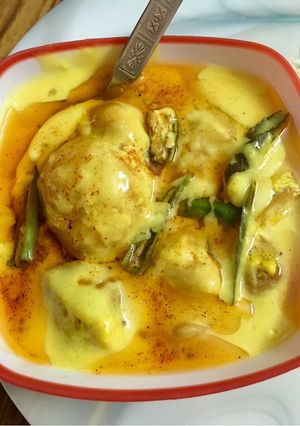 A picture of Kadhi PakodaUP Style😃.