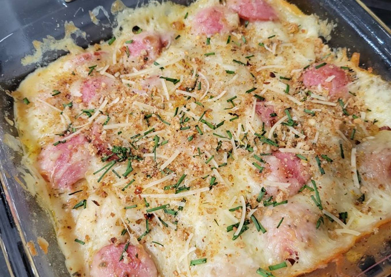 Perogies Casserole