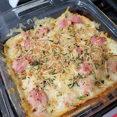 A picture of Perogies Casserole.