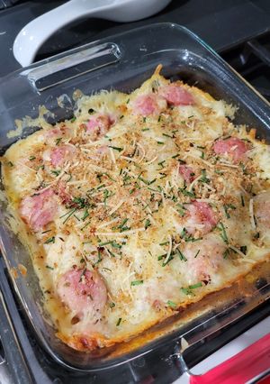 A picture of Perogies Casserole.