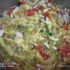 A picture of Brinjal salsa.