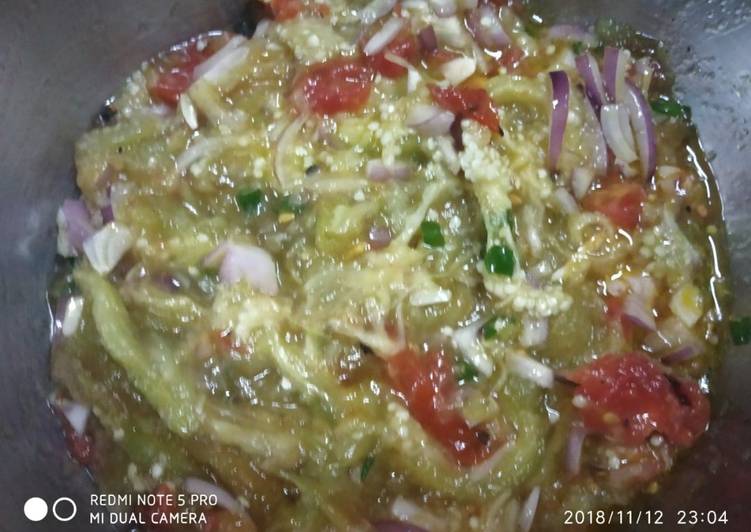 Recipe of Super Quick Homemade Brinjal salsa