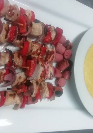 Una foto de Brochetitas de pollo