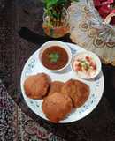 KUTTU ATTA ALOO PURI with WHOLE WHEAT ATTA..