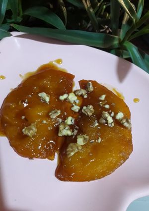 عکسی از دستور دسر کدو حلوایی