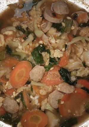 Foto resep Capjay kuah pedas