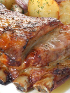 Una foto de Costilla de cerdo a la barbacoa