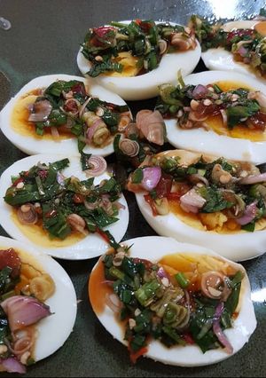 Foto resep Spicy Egg Salad ala Thailand
