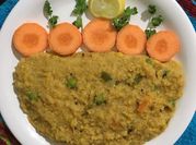 A picture of veggie masala dalia