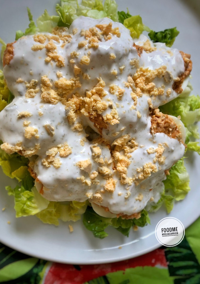 Una foto de 🌿Huevos rellenos Tuna-Burger🌿