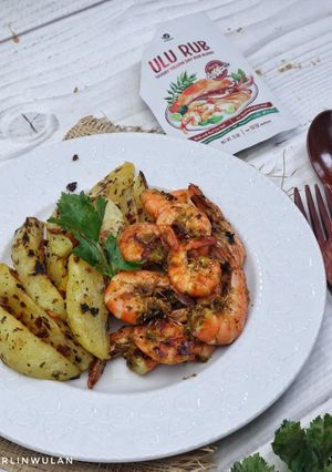 Foto resep Udang Panggang Ulu Rub