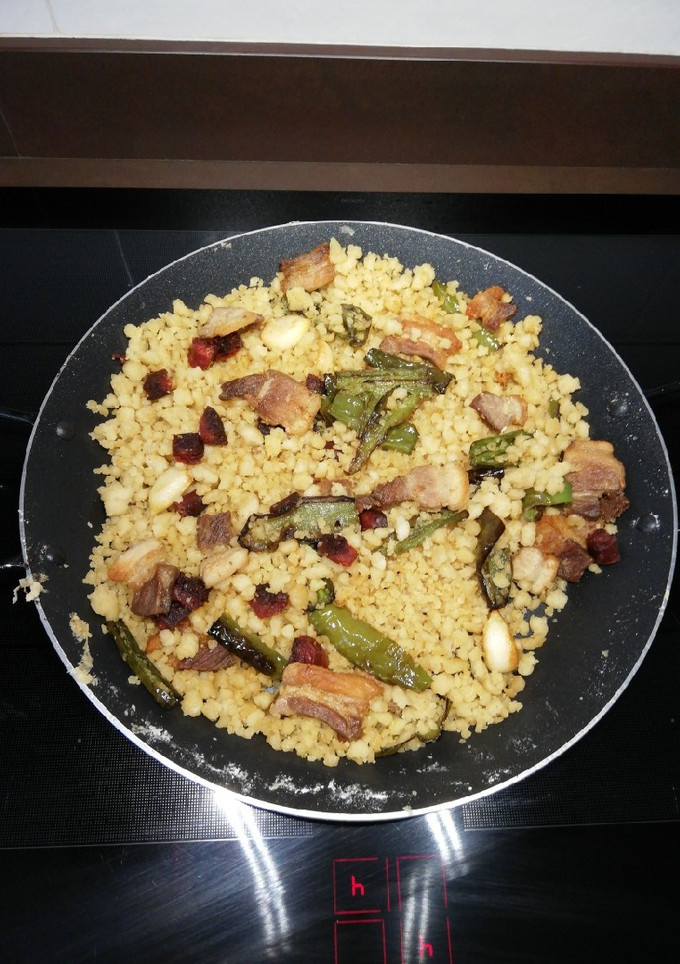 Una foto de Migas murcianas