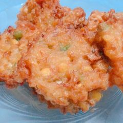 A picture of Dadar Jagung (corn omelet).