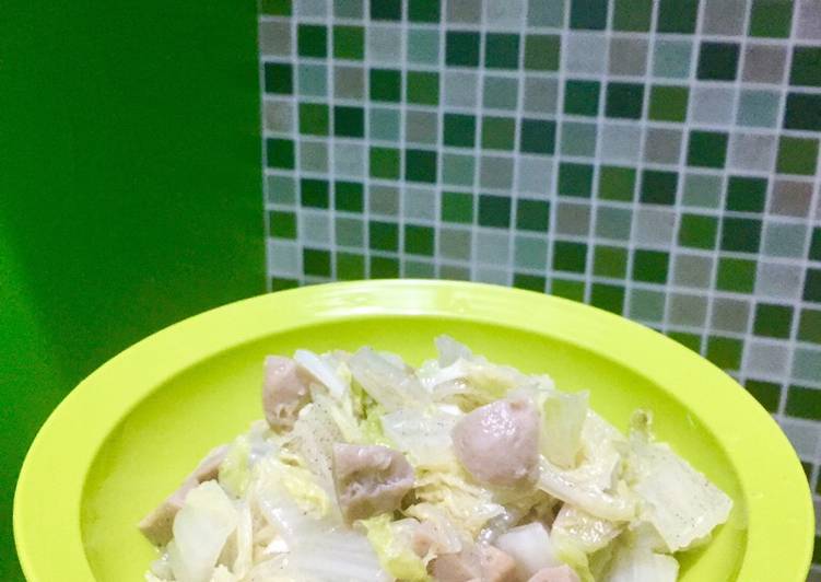 Anti Ribet, Buat Cah Sawi Putih + Bakso Sapi Anti Gagal