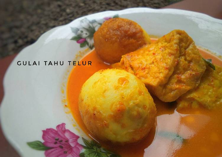 Cara Gampang Menyiapkan Gulai Tahu Telor yang Bisa Manjain Lidah
