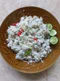 Lawa' ikan mentah racak mangga