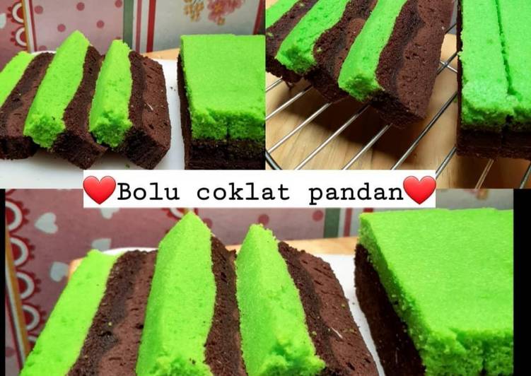 Bolu coklat pandan