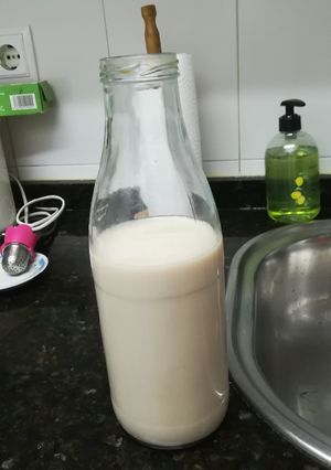 Una foto de Leche preparada murciana