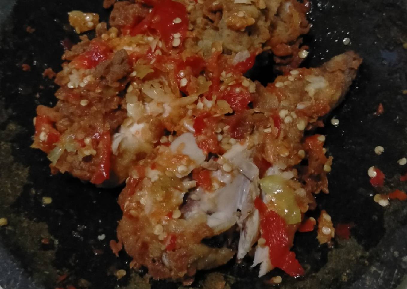 Ayam Geprek Sambal Korek