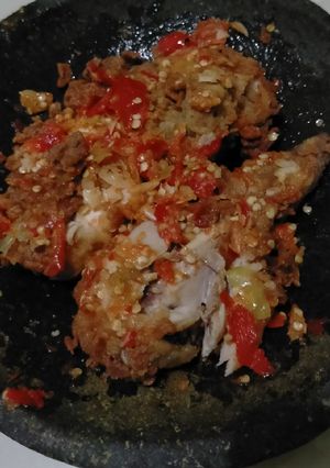 Foto resep Ayam Geprek Sambal Korek
