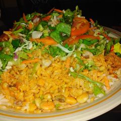 A picture of Rice and beans (garau garau).