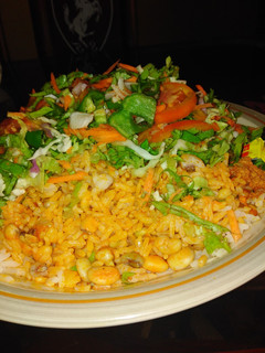 A picture of Rice and beans (garau garau).
