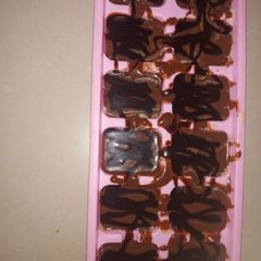 Homemade chocolate🍫 A picture of Homemade chocolate🍫.