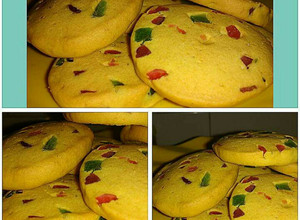 A picture of Tutti-Frutti Custard Cookies .