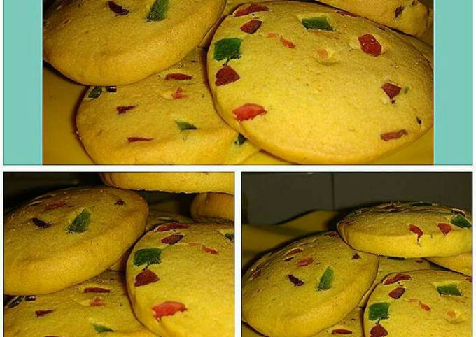 Tutti-Frutti Custard Cookies