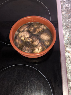 Una foto de Hongos al ajillo