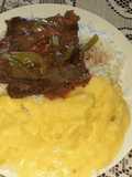Bisteck al Jugo con Puré de Papa