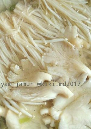 Foto resep Sup Ayam dan Jamur Bumbu Jahe