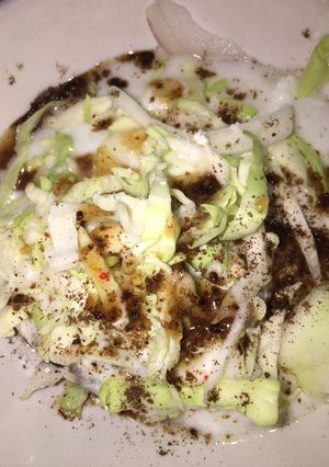 A picture of Tikki chaat.