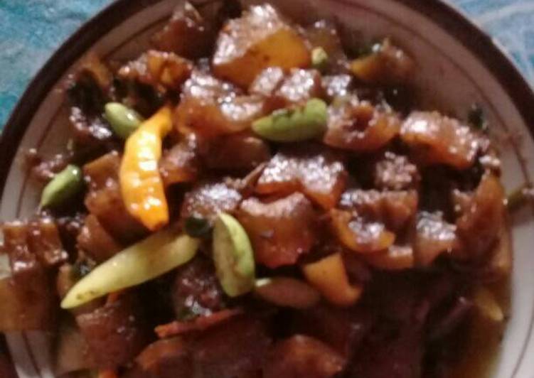 Resep Oseng rambak setan, Sempurna