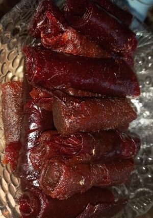 عکسی از دستور لواشک آلو 😋