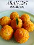 ARANCINI (Italian Rice Balls)