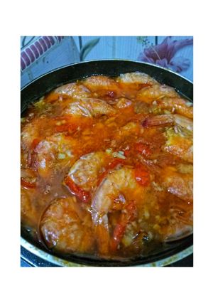 Foto resep Udang Asam Manis Pedes