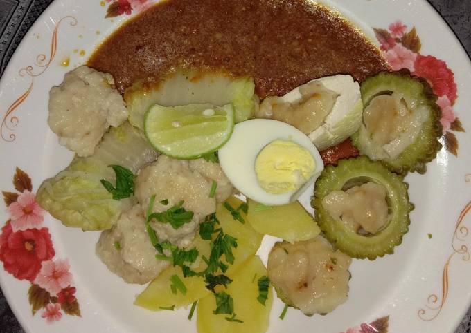 Cara Gampang Menyiapkan Somay Bumbu kacang, Bikin Ngiler