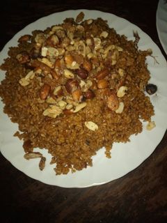 صورة لوصفة رز بالمكسرات