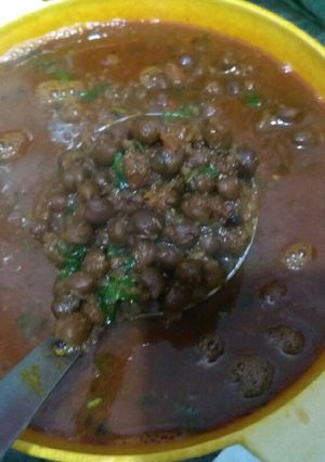 A picture of Kala chana.