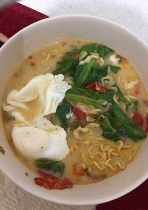 Foto resep Mie Rebus kuah Susu