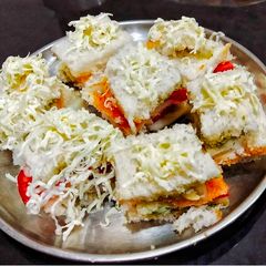 Tomato Cucumber Cheesy Sandwich A picture of Tomato Cucumber Cheesy Sandwich.
