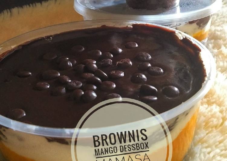 Brownis manggo dessert box