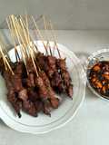 Sate maranggi (daging sapi)